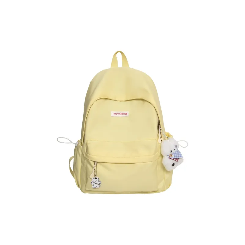 HCXK Nylon Backpack Unisex Blue/Green/Yellow/Black/White-12