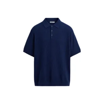 ZARA Polo Shirt Men's Bright Blue