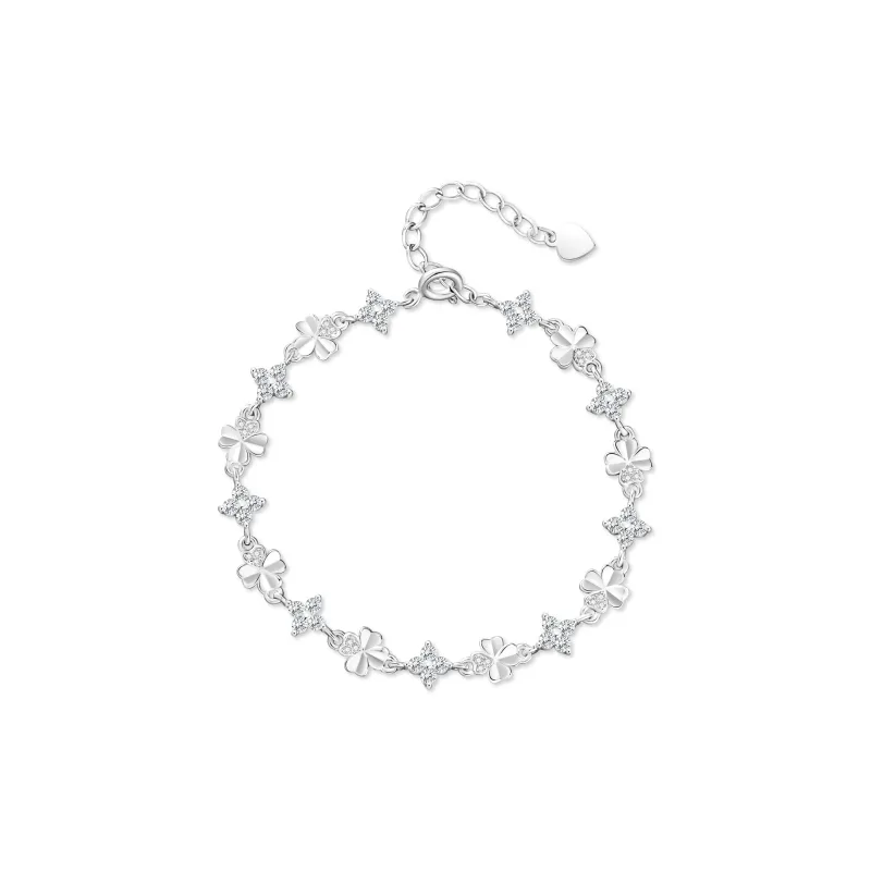 ZSY 999 Fine Silver Sterling Silver Bracelet Women's Box-0