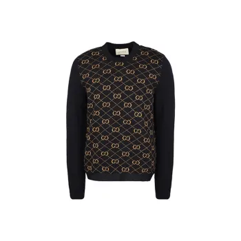 GUCCI Sweaters Men Navy Blue