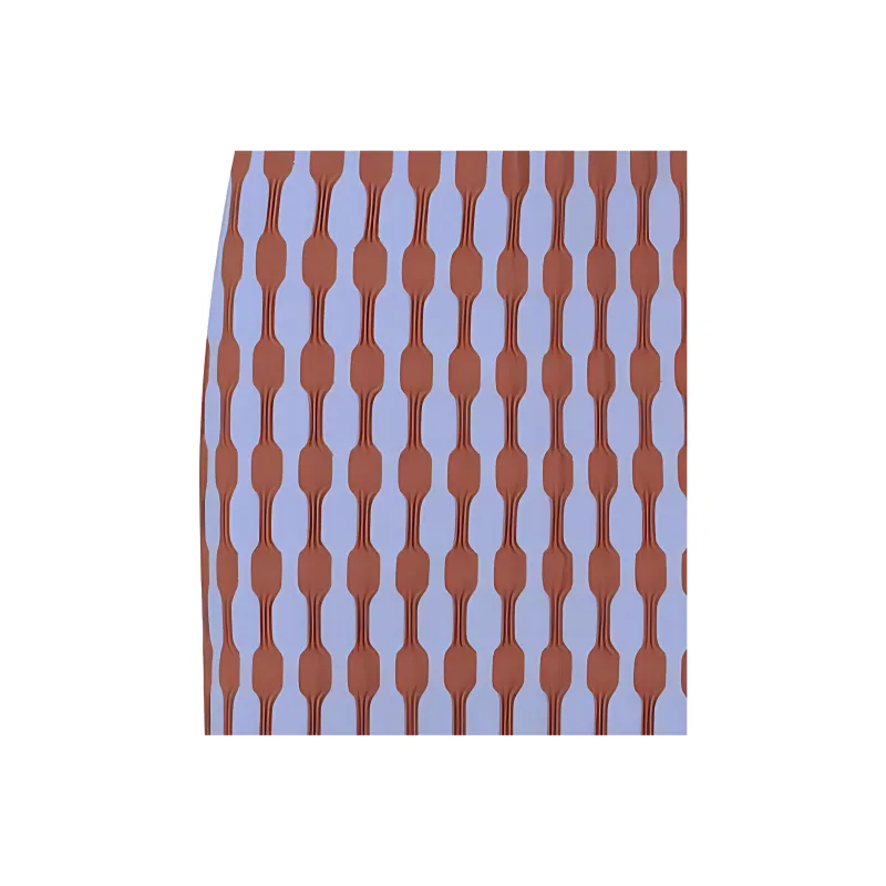 TORY BURCH Bubble Striped Midi Skirt-2