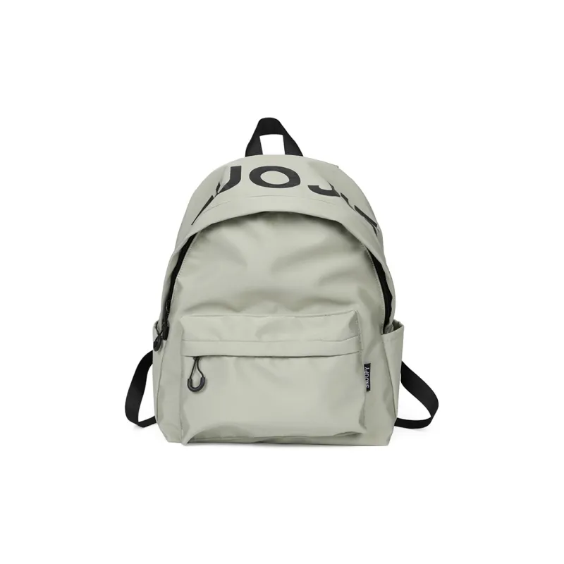 Single Warehouse Nylon Backpack Regular Unisex White/Black/Green-7