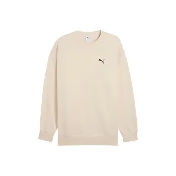 PUMA ESS Wardrobe Relax Crew Sweatshirt Men's Beige