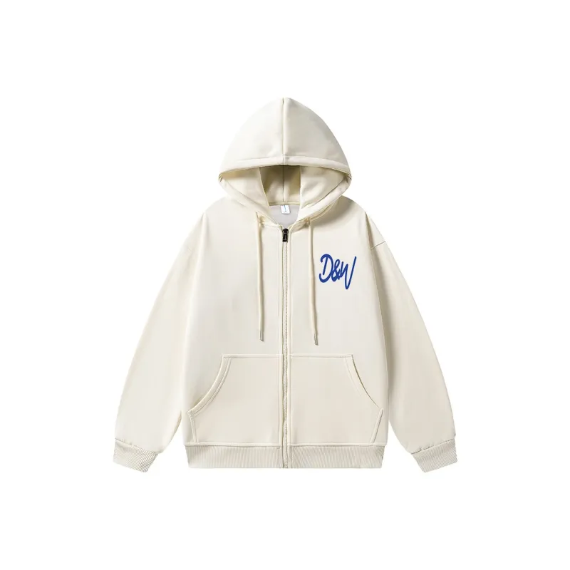 D&W Cardigan Sweatshirt Unisex Black-1