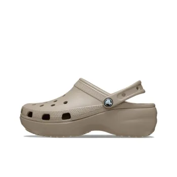 Crocs Classic Platform Clog Clogs Women's Taupe