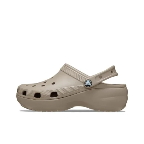 Crocs Classic Platform Clog Clogs Women's Taupe