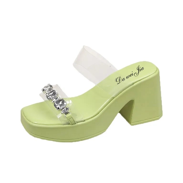 Dawei's House EVA Slip Resistant Abrasion Resistant Antibacterial Slide Slippers Women's-11