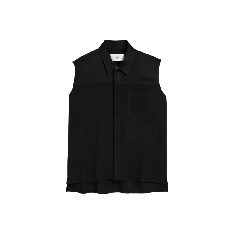 Ami Paris Sleeveless Shirt-0