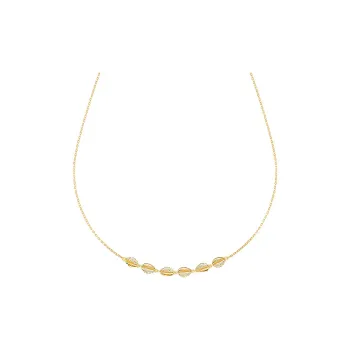 Swarovski Shell Necklaces Women's Gold