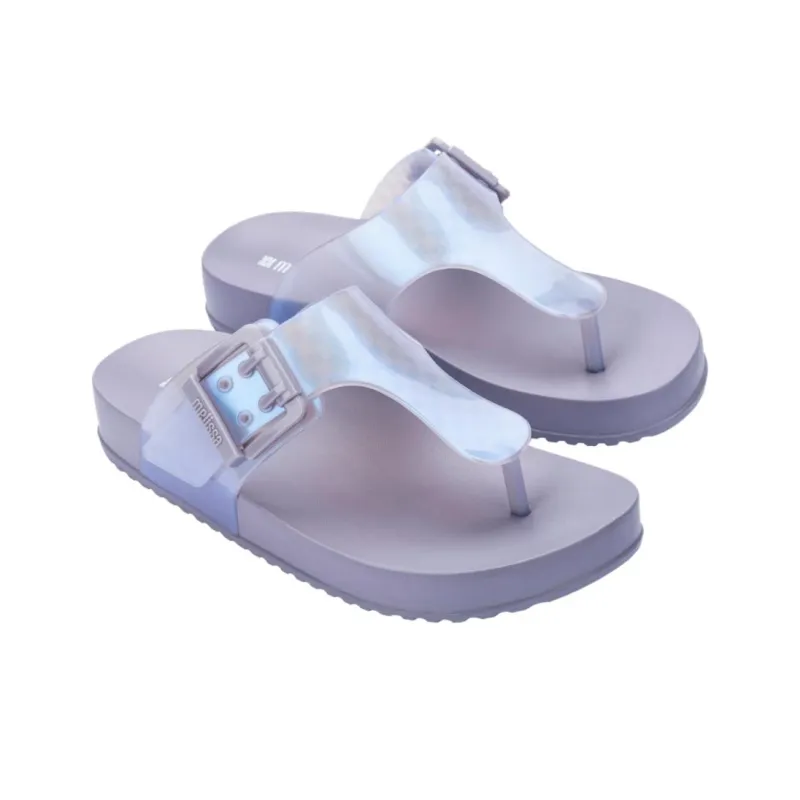 MELISSA Abrasion Resistant Flip Flops Women's Pearlescent Purple-2