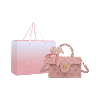 FCTOSSR PU Crossbody Bag, Handbag Women's Ecru/Blue/Pink