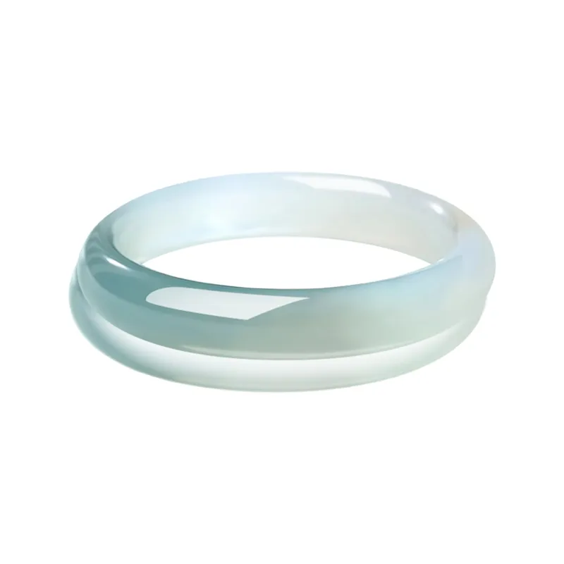 Moon Jewelry Chalcedony Jade Bangles Unisex-0