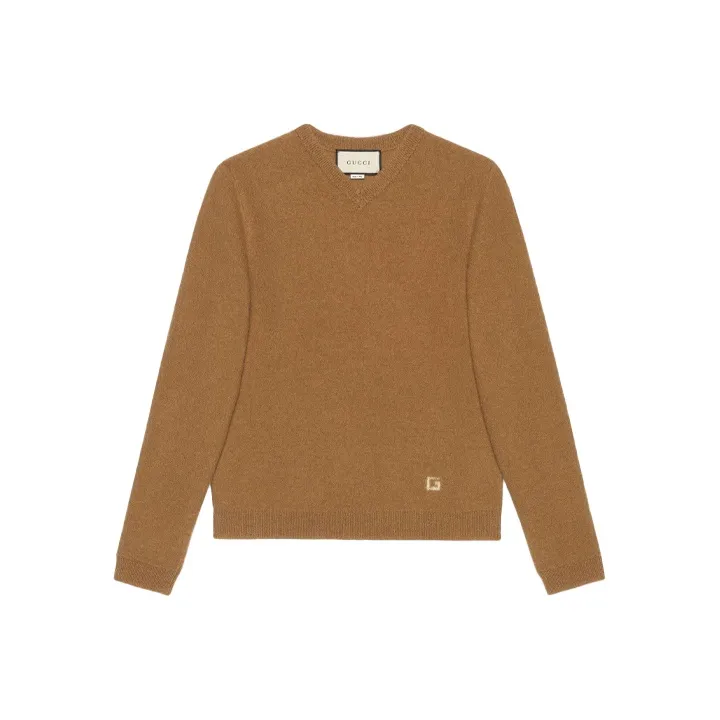 GUCCI Sweaters Men Camel-0