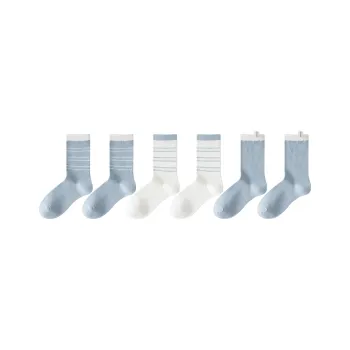 Cotton Gene Mid Calf Socks Women's Combo Set