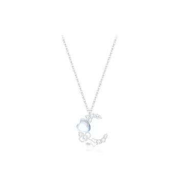 PRETTY DIARY S925 Silver Necklaces Women's