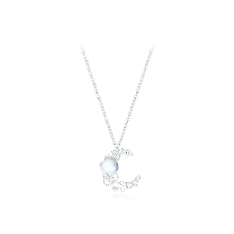 PRETTY DIARY S925 Silver Necklaces Women's-0