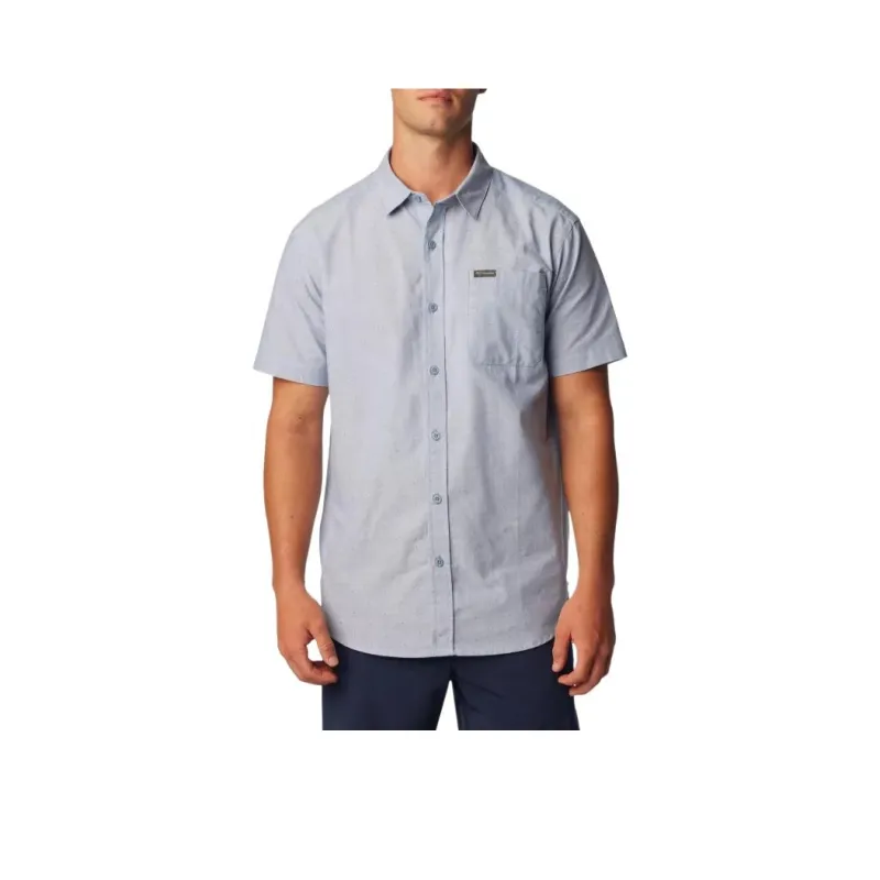 Columbia Rapid Rivers Shirt Men's Diamond Blue-0