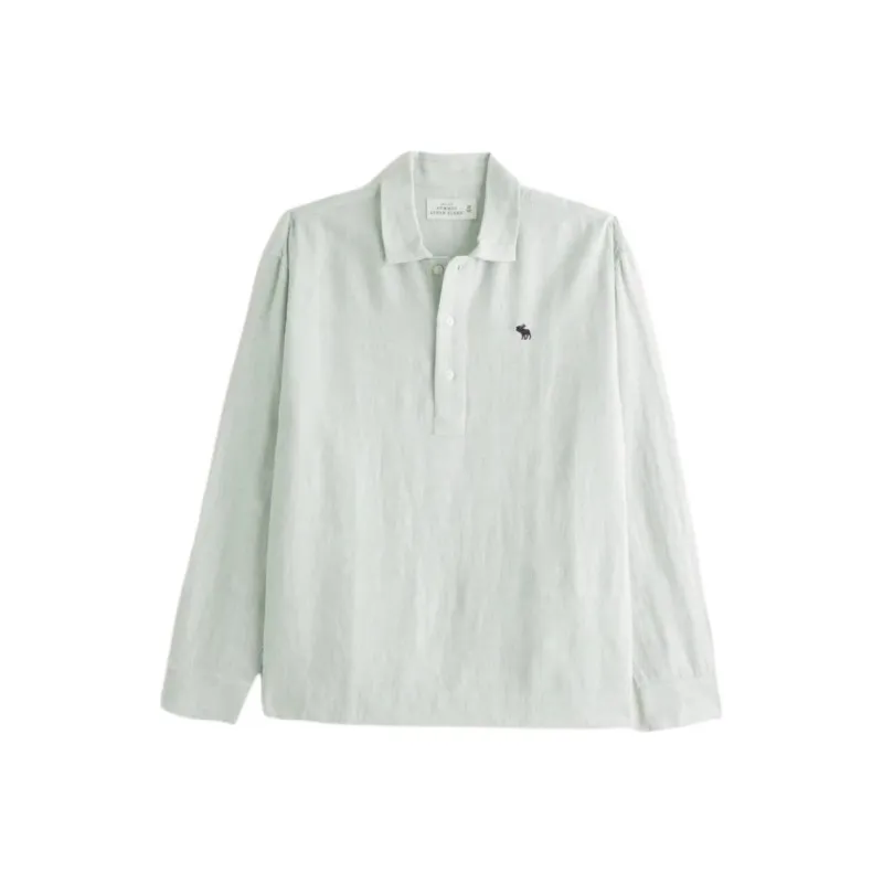 Abercrombie＆Fitch Shirt Men's Light Green-0