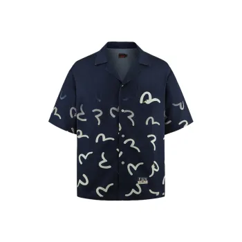 EVISU 2025 Spring Summer Shirt Men's Navy Blue