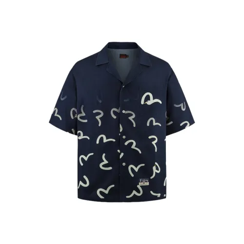EVISU 2025 Spring Summer Shirt Men's Navy Blue