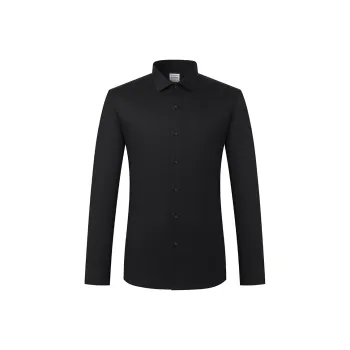 Camicissima Shirt Men's Black Half French Collar