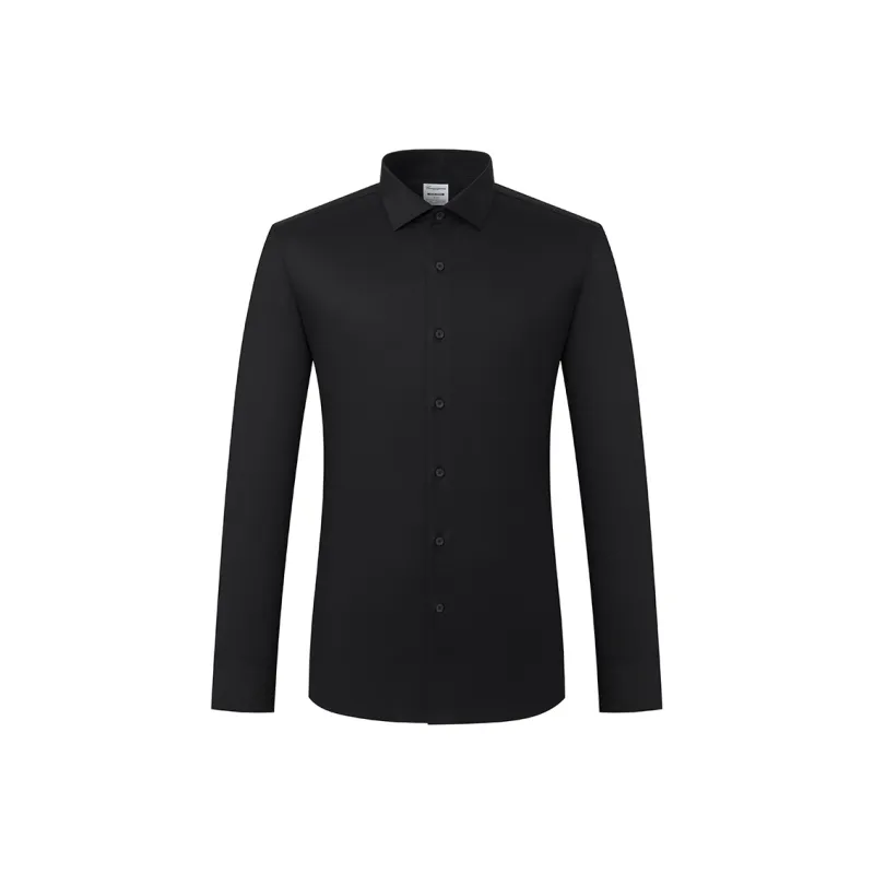 Camicissima Shirt Men's Black Half French Collar-0