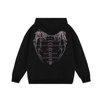 LUJIAMEN Sweatshirt Unisex Black