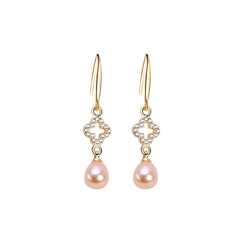 Andaozi Pearl Earrings Women's-0