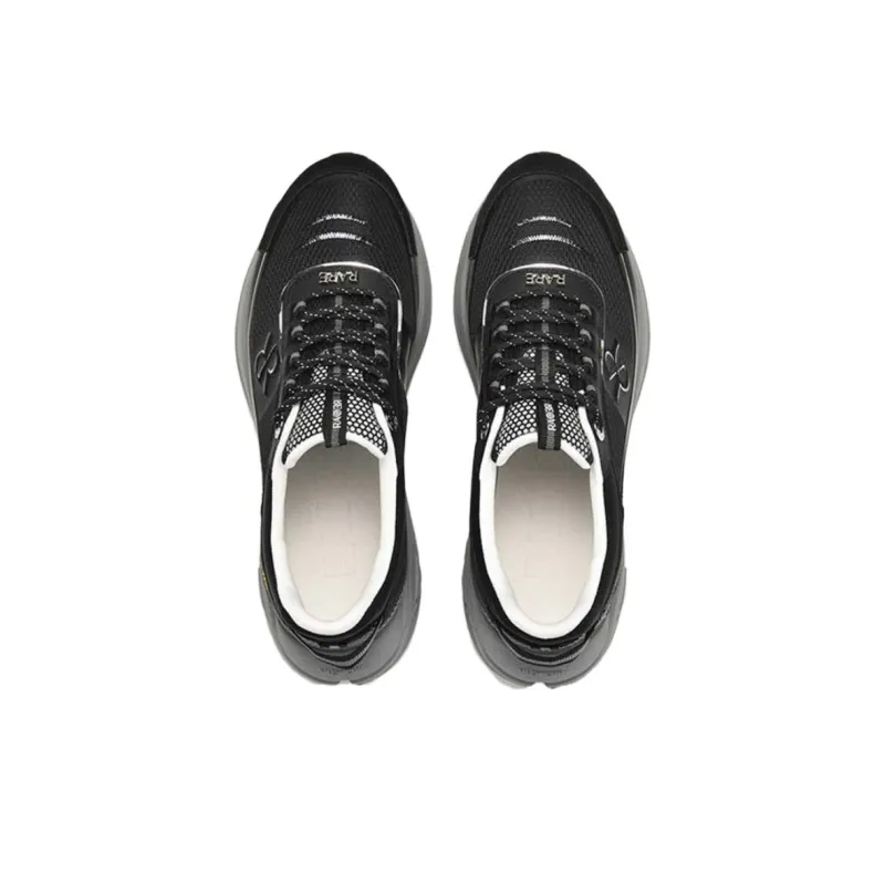 RARE Low Top Casual Shoes Men's Black Gray-3