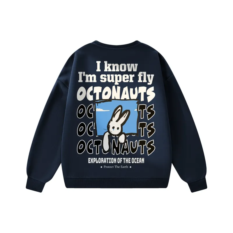 Small Columns Under The Sea Sweatshirt Unisex-2