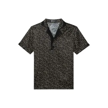 ANDREW MACKENZIE Polo Shirt Men's Black