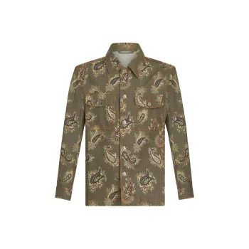 ETRO Paisley Jacquard Shirt Jacket