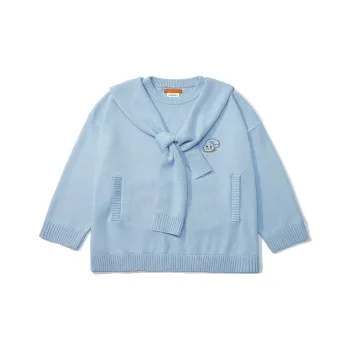 Loose Fit Sweater Unisex Light Blue