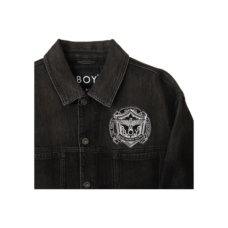 Boy London Denim Jacket Unisex Black-2