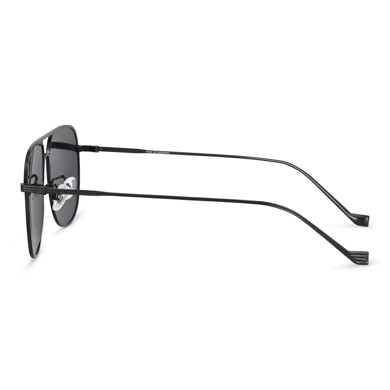 SUYAN Pure Titanium Aviator Sunglasses Men's-4