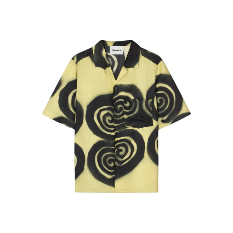 NANUSHKA Bodil Spiral print Shirt-0