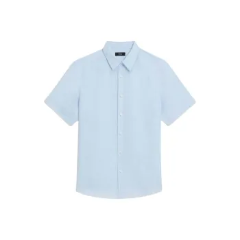 THEORY Shirts Men Light Blue
