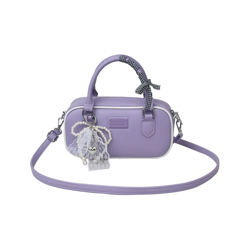 XIANGSU PU Handbag, Shoulder Bag, Crossbody Bag Women's Purple/Pink/Green/White/Black-0