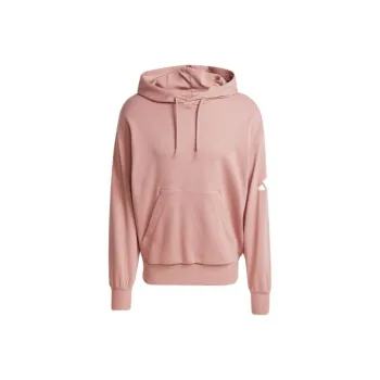 Adidas Free Shipping With AdiClub Essentials Loose Fit 3 Bar Logo French Terry Hoodie