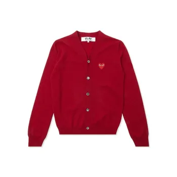 CDG Play Sweaters Men Red