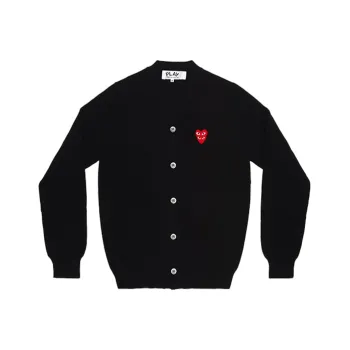 CDG Play Sweaters Men Black