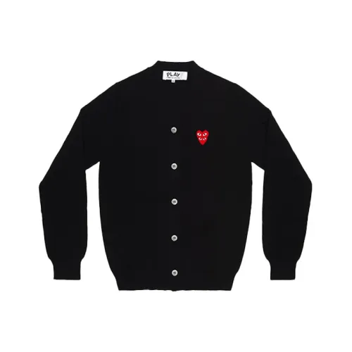 CDG Play Sweaters Men Black