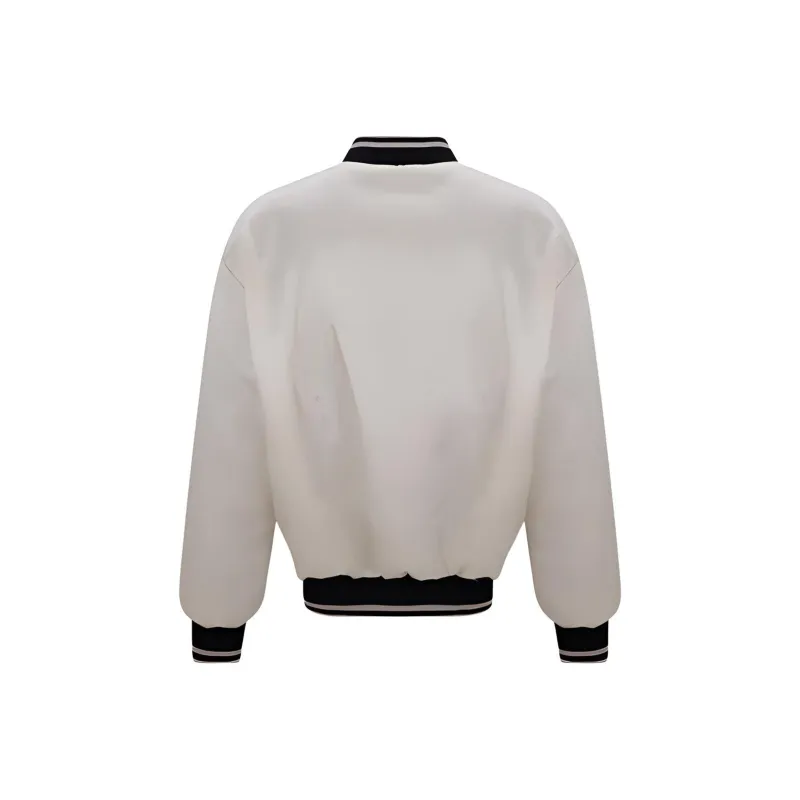 PALM ANGELS Classic Logo Bomber Jacket 'Light Biege/Black'-1