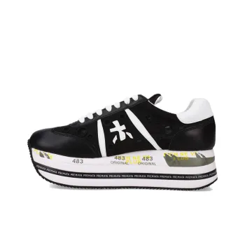 PREMIATA BETH 7380 Low Top Casual Shoes Women's Black White