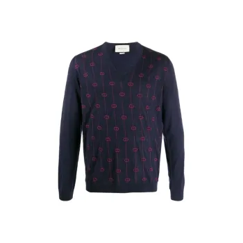 GUCCI Sweaters Men Blue