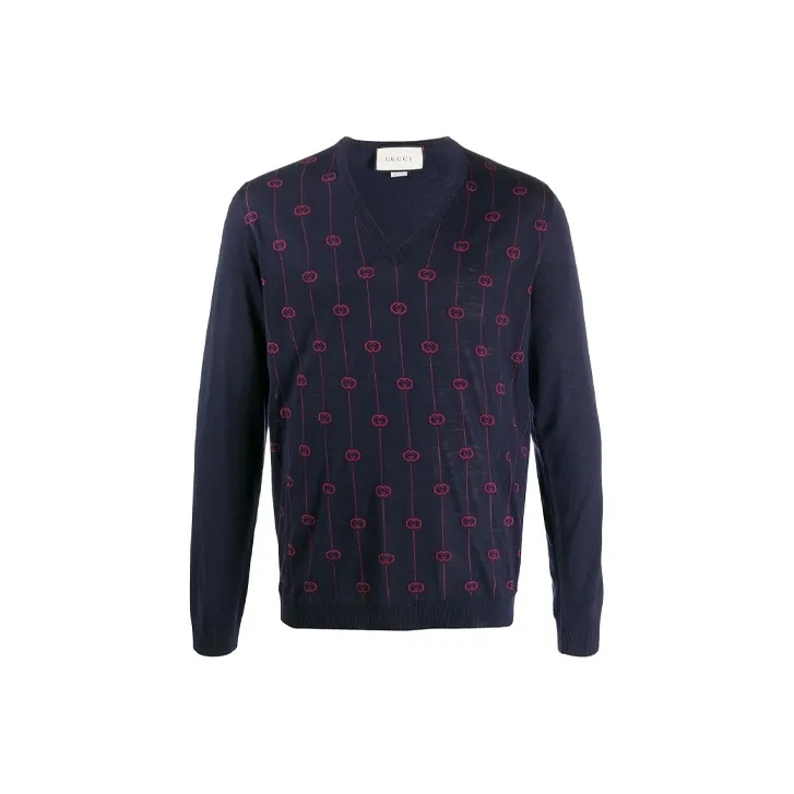GUCCI Sweaters Men Blue-0
