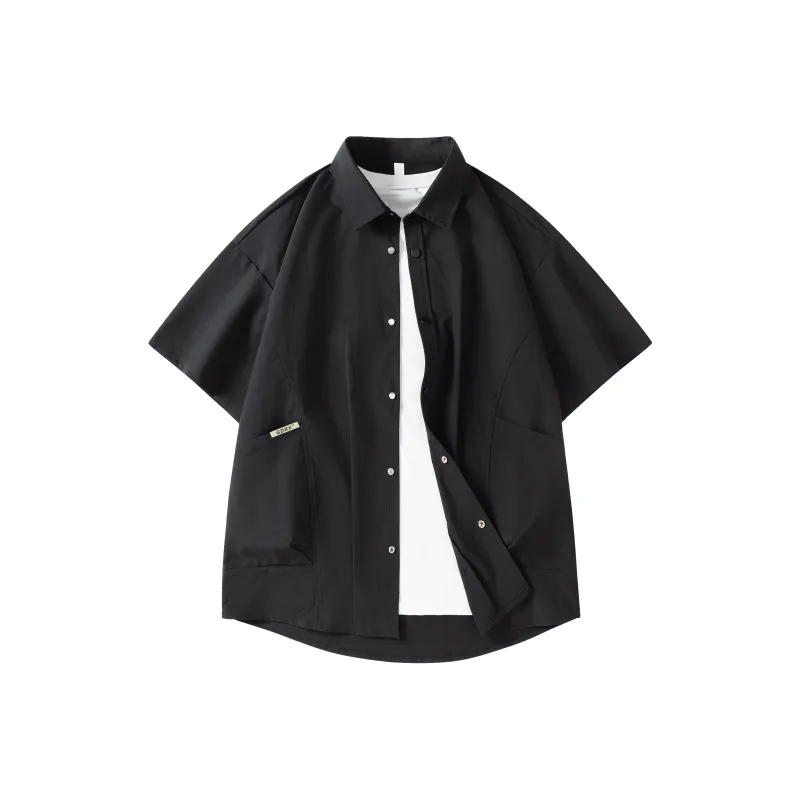 TESTUNG Fashion Minimalist Style Shirt Unisex-5