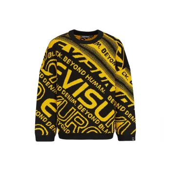EVISU Sweaters Men Yellow