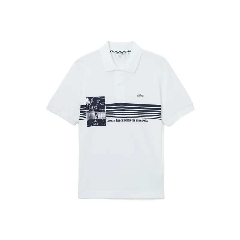 LACOSTE French Made Cotton Polo Shirt-4