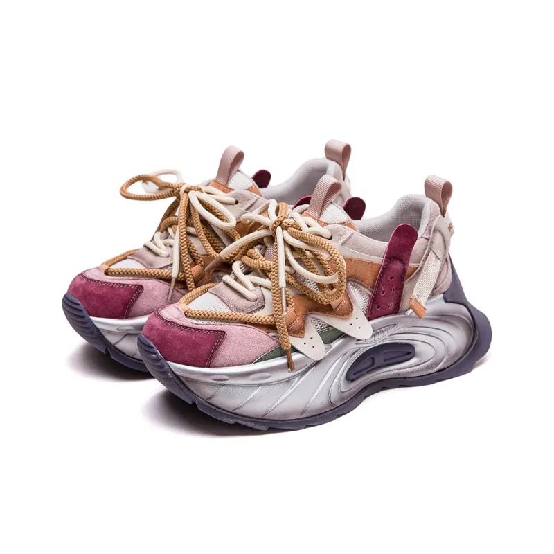 MATA Breathable Low Top Chunky Sneakers Women's-2